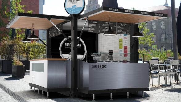 濟南龍洞風景區(qū)集裝箱奶茶店